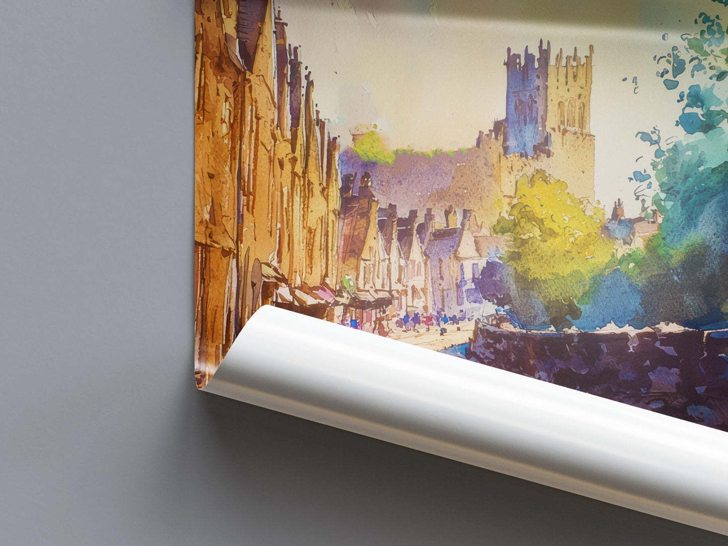 Richmond Watercolor Poster Wall Art Richmond Wall Hanging Home Décor Richmond Gift Art Lovers United Kingdom Wall Art