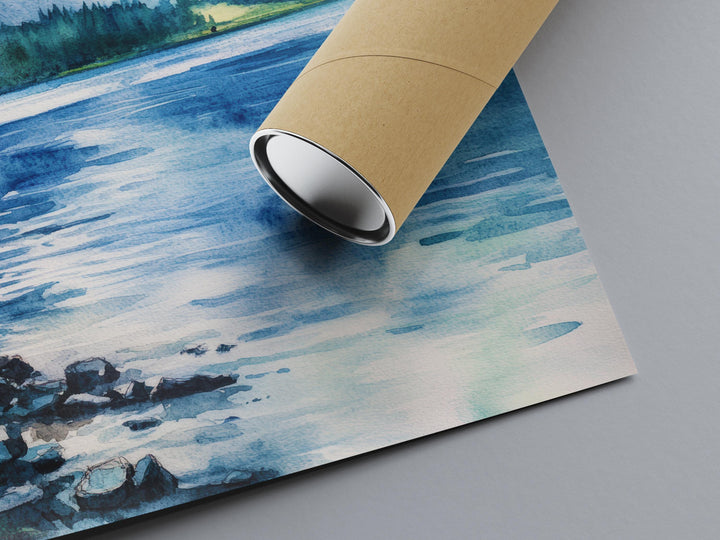 Wasdale Watercolor Poster Wall Art Wasdale Wall Decor Home Décor Wasdale Gift United Kingdom Art Lover Gift, Travel Souvenir Print