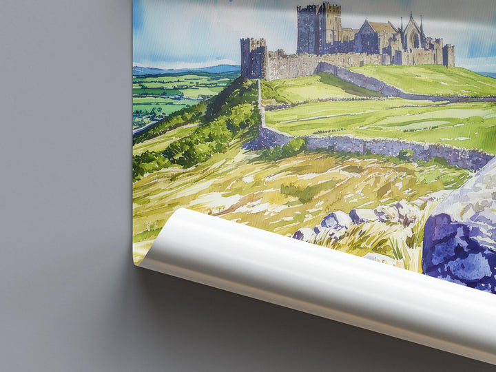 Rock of Cashel Watercolor Poster Wall Art Rock of Cashel Wall Hanging Home Décor Rock of Cashel Gift Art Lovers Ireland Art Rock of Cashel