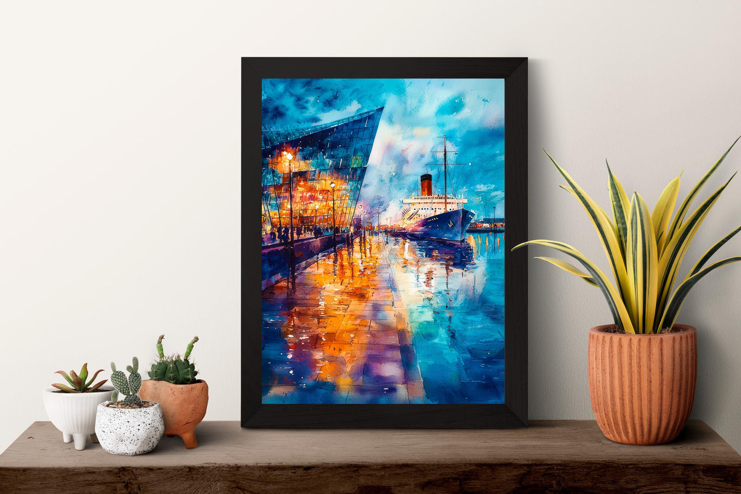 Belfast Watercolor Poster Wall Art Belfast Wall Hanging Home Décor Belfast Gift Art Lovers United Kingdom Wall Art Belfast Travel Poster
