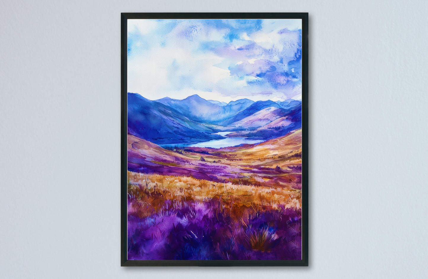 Cairngorms NP watercolor poster Wall Art Cairngorms NP Wall Hanging Home Décor Cairngorms NP Gift Art Lovers Scotland Art Lover Gift