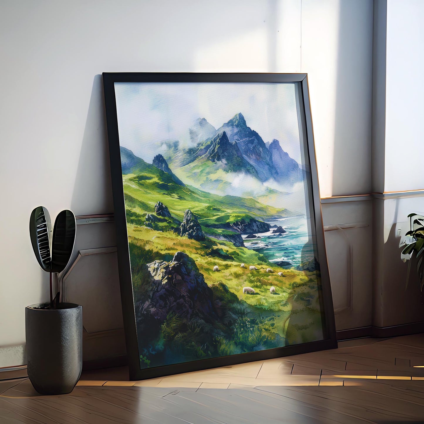 Isle of Skye watercolor poster Wall Art Isle of Skye Wall Hanging Home Décor Isle of Skye Gift Art Lovers Scotland Art Lover Gift Scotland