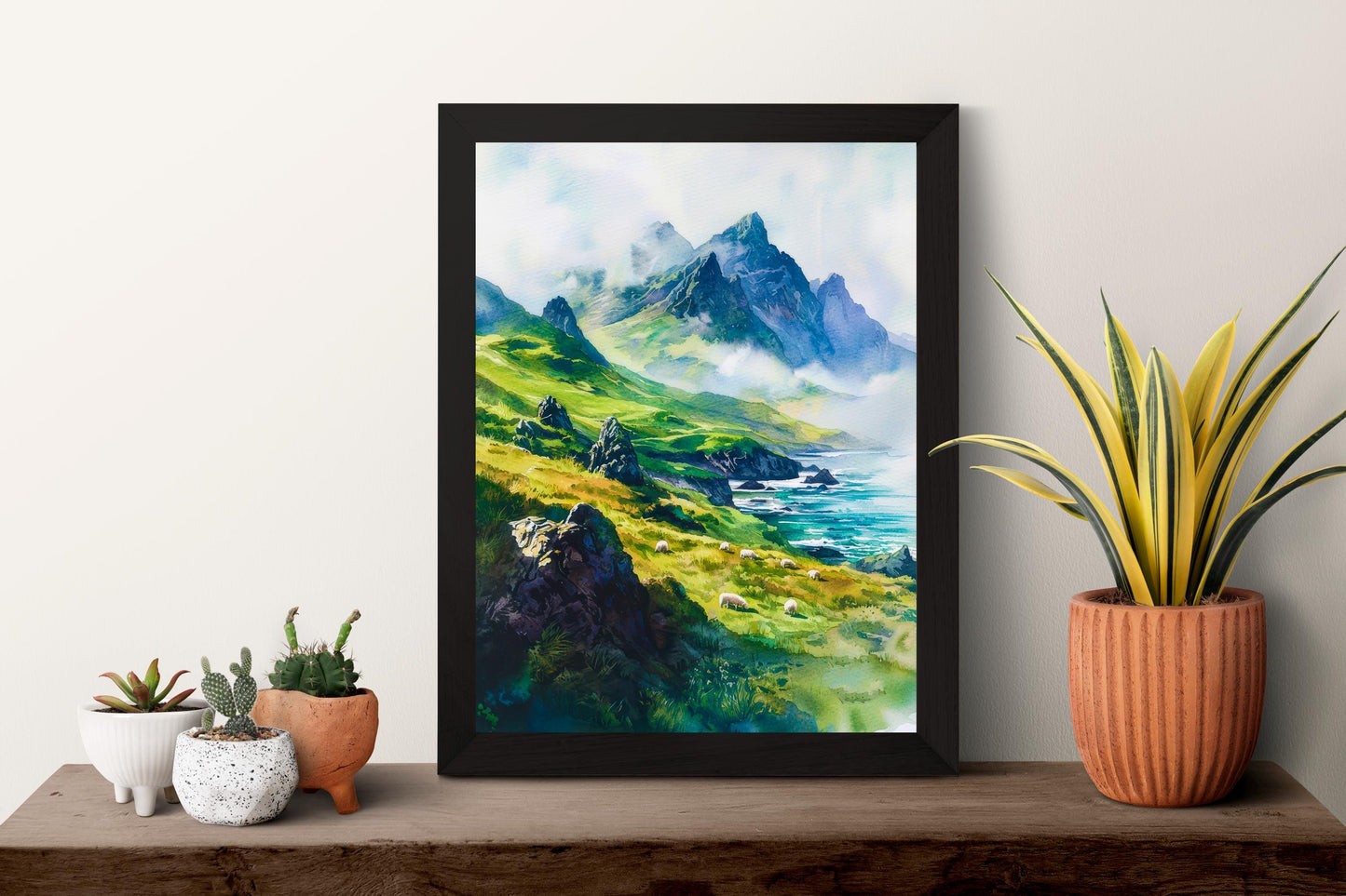 Isle of Skye watercolor poster Wall Art Isle of Skye Wall Hanging Home Décor Isle of Skye Gift Art Lovers Scotland Art Lover Gift Scotland