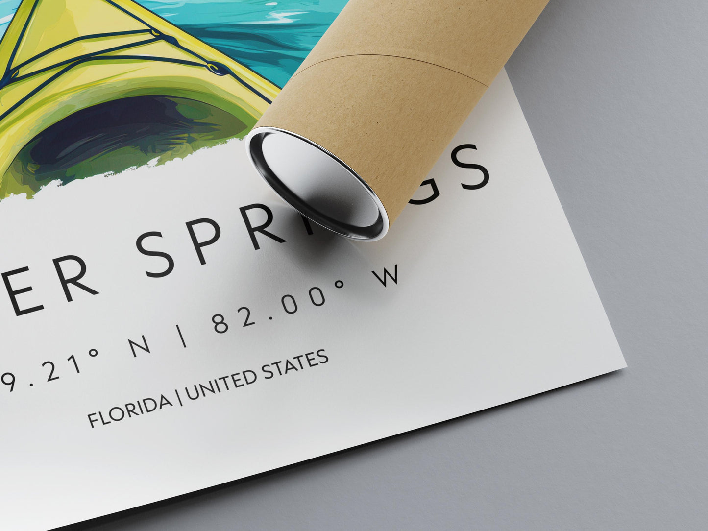 Silver Springs State Park Watercolor Poster Wall Art Florida Home Décor USA Art Lover Gift, Travel Souvenir Print