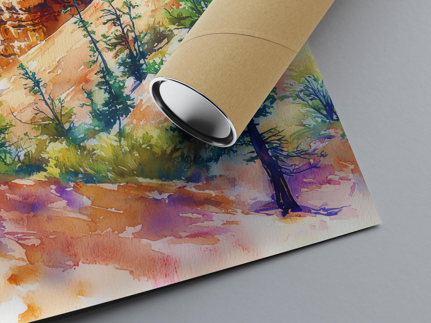 Bryce Canyon watercolor poster Wall Art Bryce Canyon Wall Hanging Home Décor Bryce Canyon Gift Art Lovers Utah Art Lover Gift Utah wall art