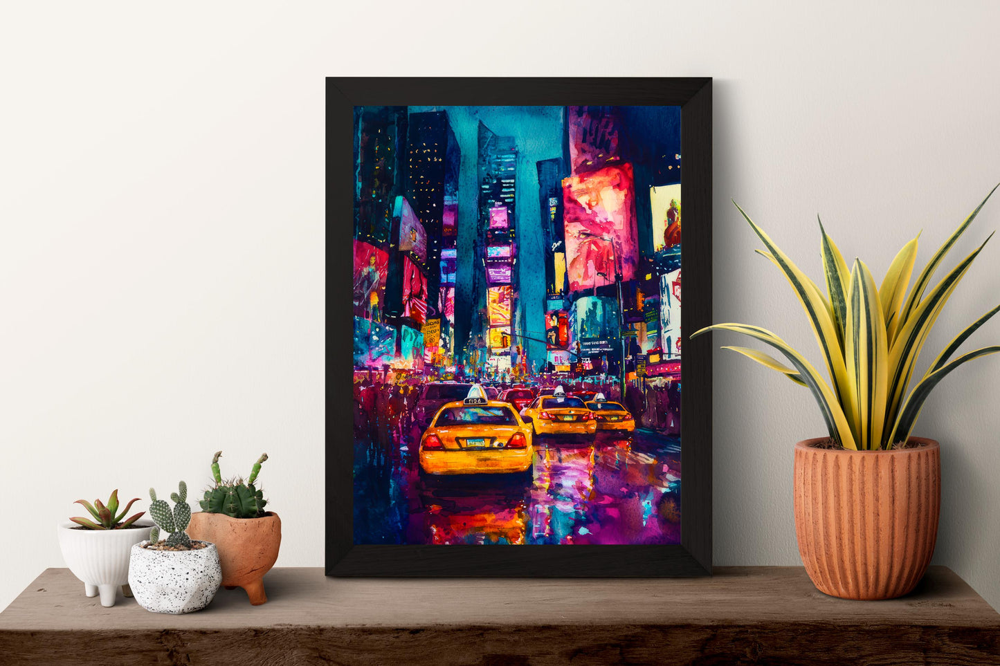 Times Square watercolor poster Wall Art Times Square Wall Hanging Home Décor Times Square Gift Art Lovers New York Art Lover Gift New York