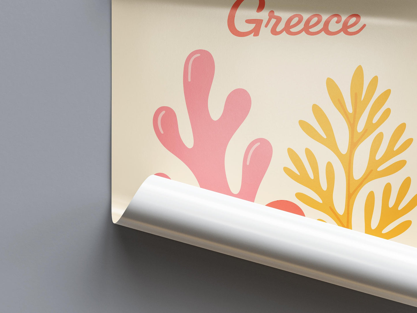 Crete Preppy Poster Wall Art Crete Wall Decor Home Décor Crete Gift Greece Art Lover Gift, Travel Souvenir Print