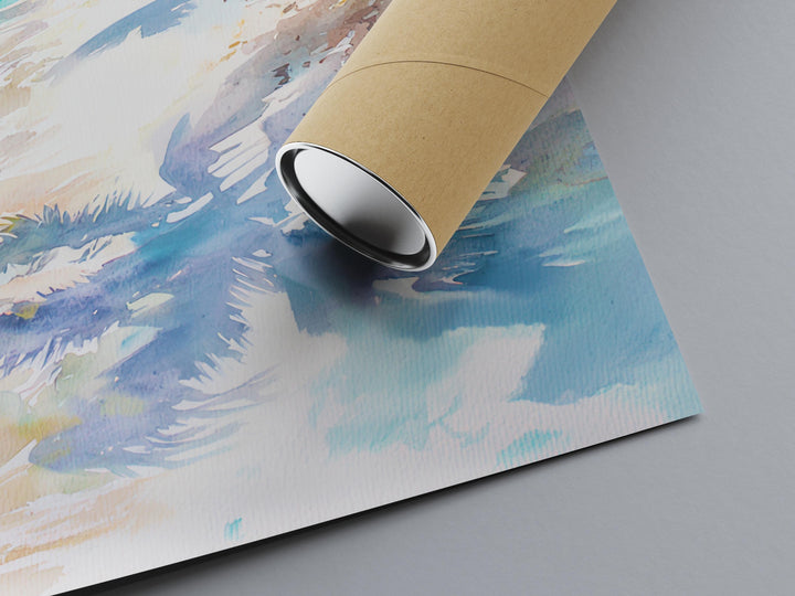 Turks and Caicos watercolor poster Wall Art Turks and Caicos Wall Hanging Home Décor Turks and Caicos Gift Art Lovers Turks and Caicos Art