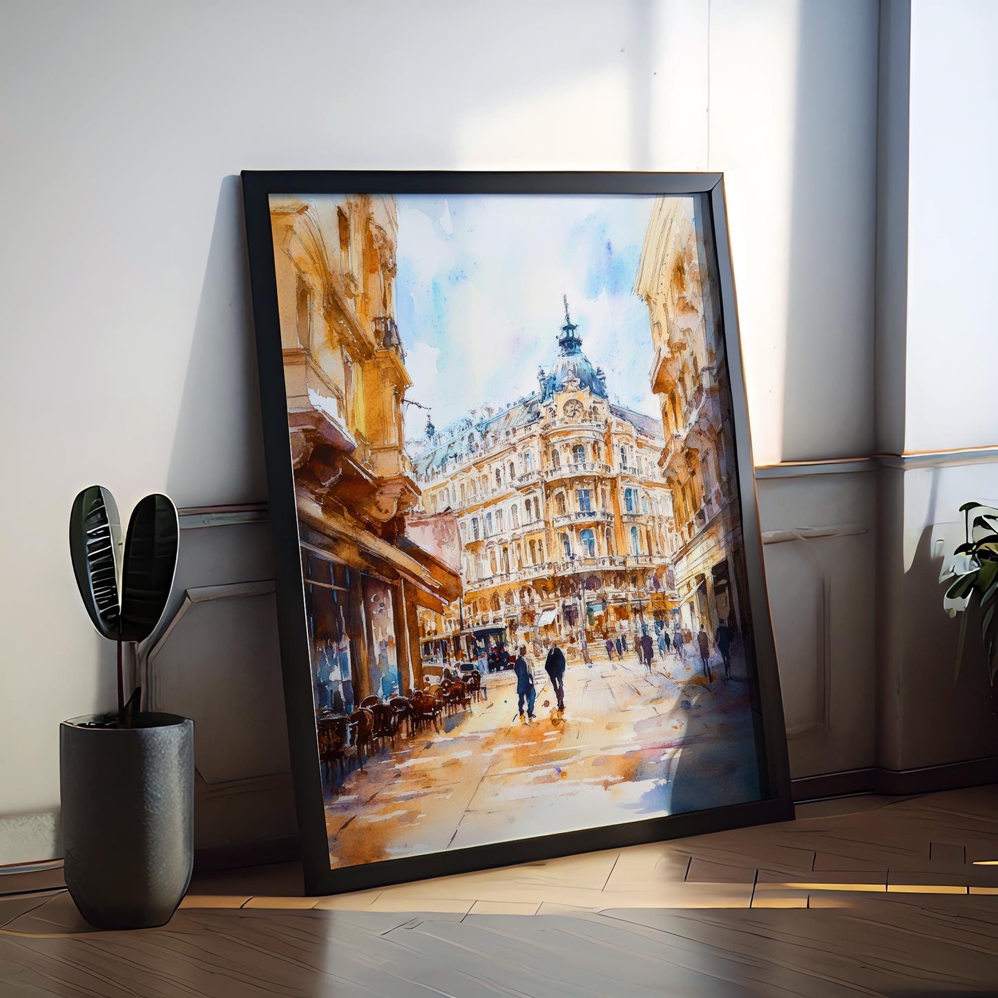 Vienna Watercolor Poster Wall Art Vienna Wall Hanging Home Décor Vienna Gift Art Lovers Austria Art Lover Gift Austria Wall Art