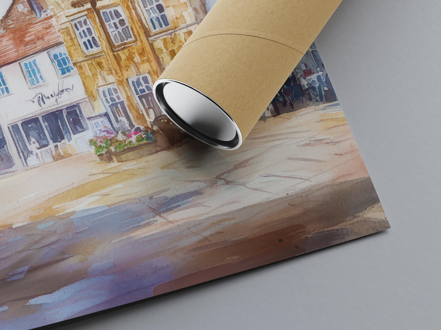 Thirsk Watercolor Poster Wall Art Thirsk Wall Hanging Home Décor Thirsk Gift Art Lovers United Kingdom Wall Art