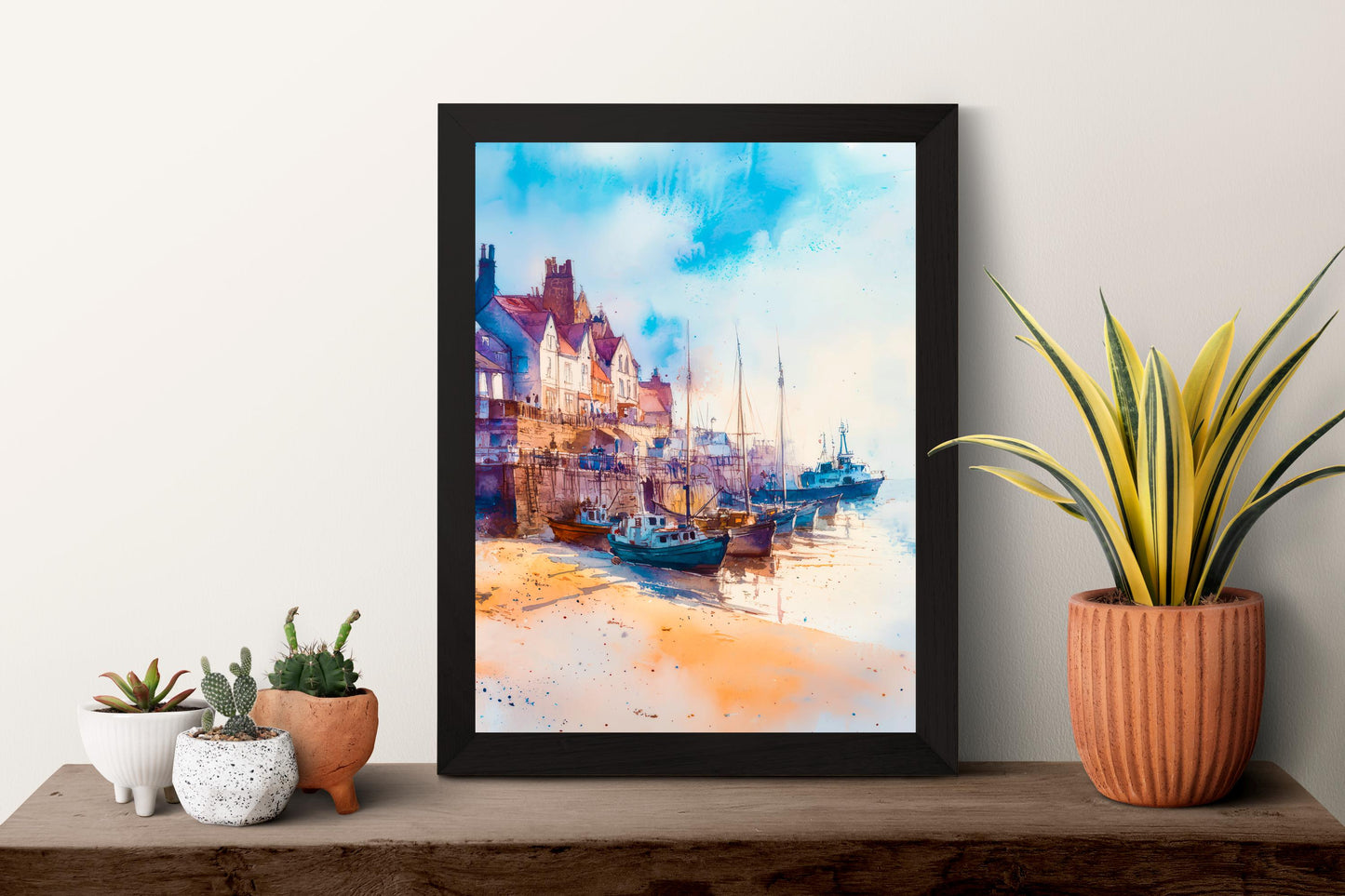 Bridlington Watercolor Poster Wall Art Bridlington Wall Hanging Home Décor Bridlington Gift Art Lovers United Kingdom Wall Art