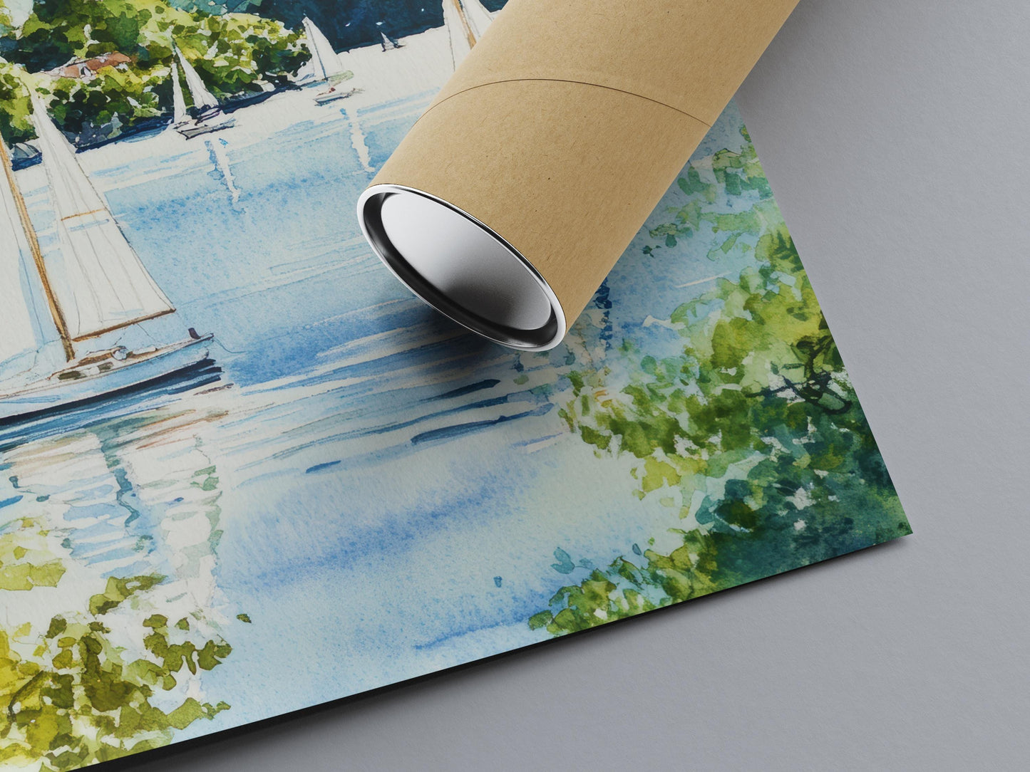 Windermere Watercolor Poster Wall Art Windermere Wall Hanging Home Décor Windermere Gift Art Lovers United Kingdom Wall Art