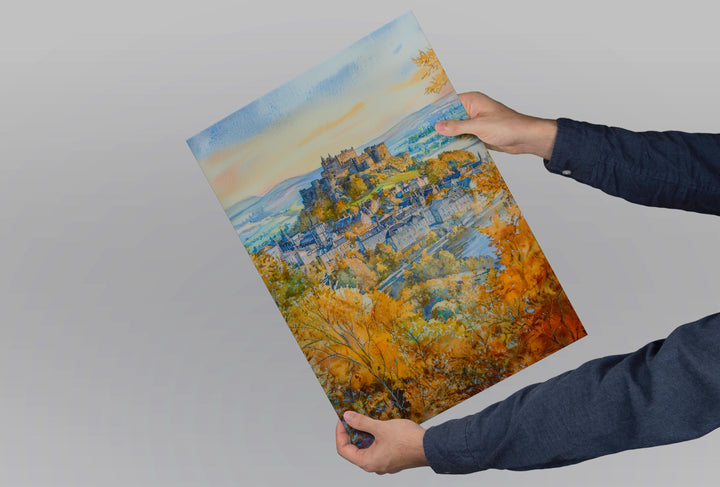 Stirling Watercolor Poster Wall Art Stirling Wall Hanging Home Décor Stirling Gift Art Lovers United Kingdom Wall Art