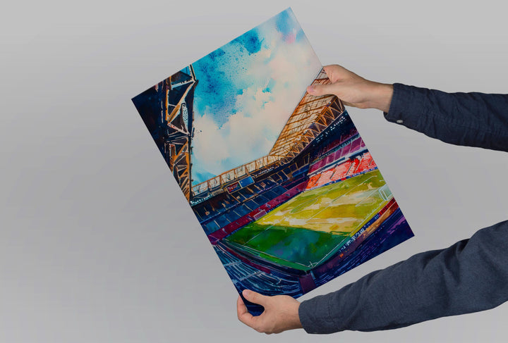 Selhurst Park Stadium Watercolor Poster Wall Art Selhurst Park Stadium Wall Hanging Home Décor Selhurst Park Stadium Gift Art Lovers