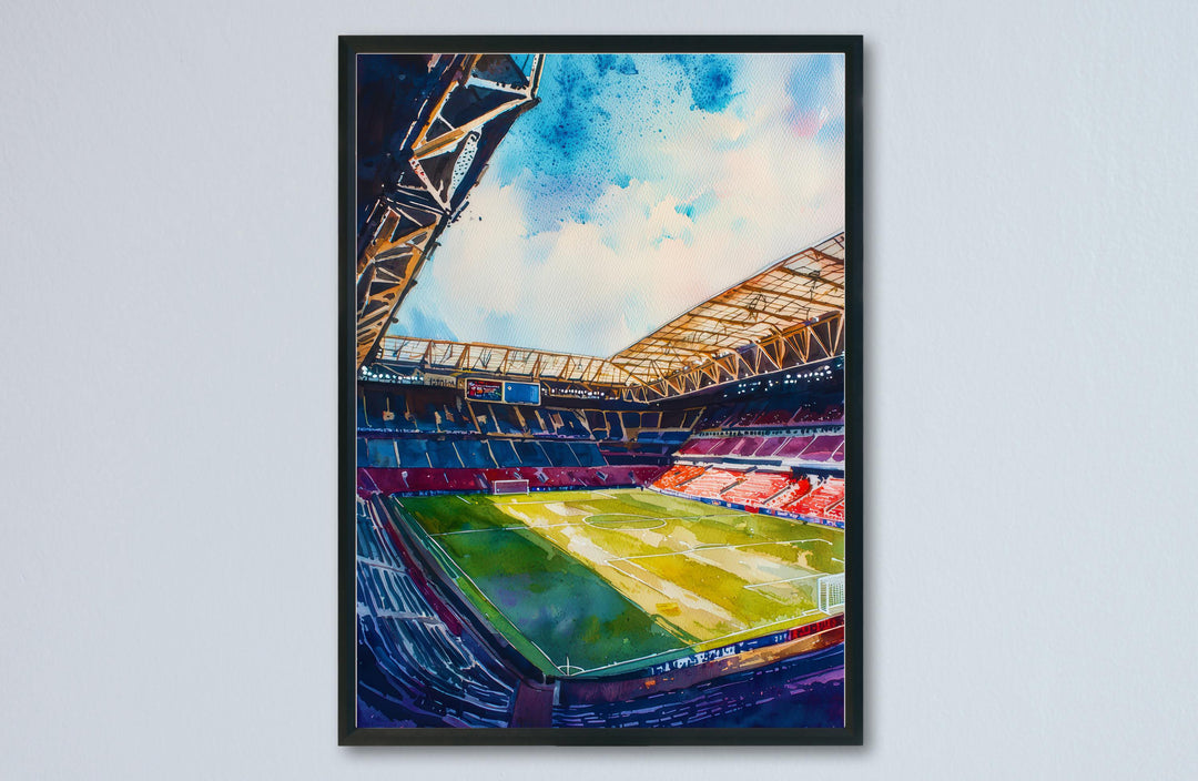Selhurst Park Stadium Watercolor Poster Wall Art Selhurst Park Stadium Wall Hanging Home Décor Selhurst Park Stadium Gift Art Lovers