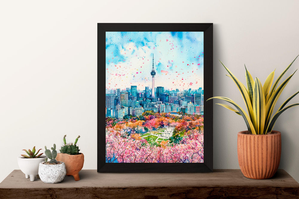 Seoul Watercolor Poster Wall Art Seoul Wall Hanging Home Décor Seoul Gift Art Lovers South Korea Wall Art