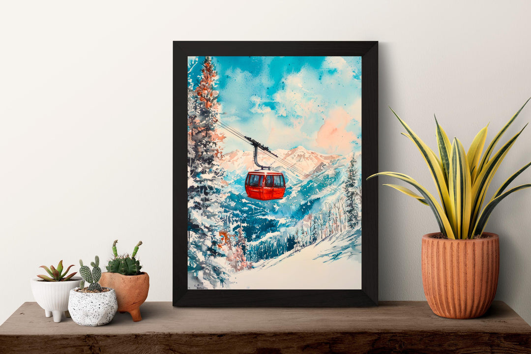 Snowbird Watercolor Poster Wall Art Snowbird Wall Hanging Home Décor Snowbird Gift Art Lovers United States Wall Art