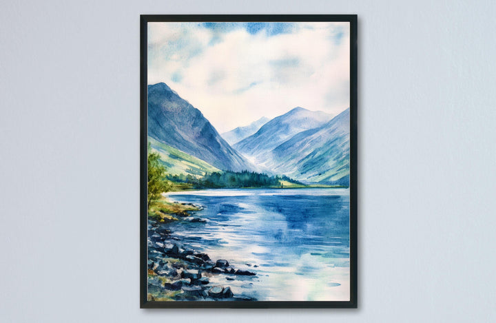 Wasdale Watercolor Poster Wall Art Wasdale Wall Decor Home Décor Wasdale Gift United Kingdom Art Lover Gift, Travel Souvenir Print