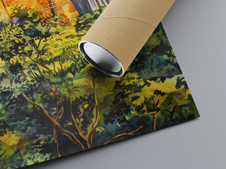 Sintra watercolor poster Wall Art Sintra Wall Hanging Home Décor Sintra Gift Art Lovers Portugal Art Lover Gift Portugal wall art