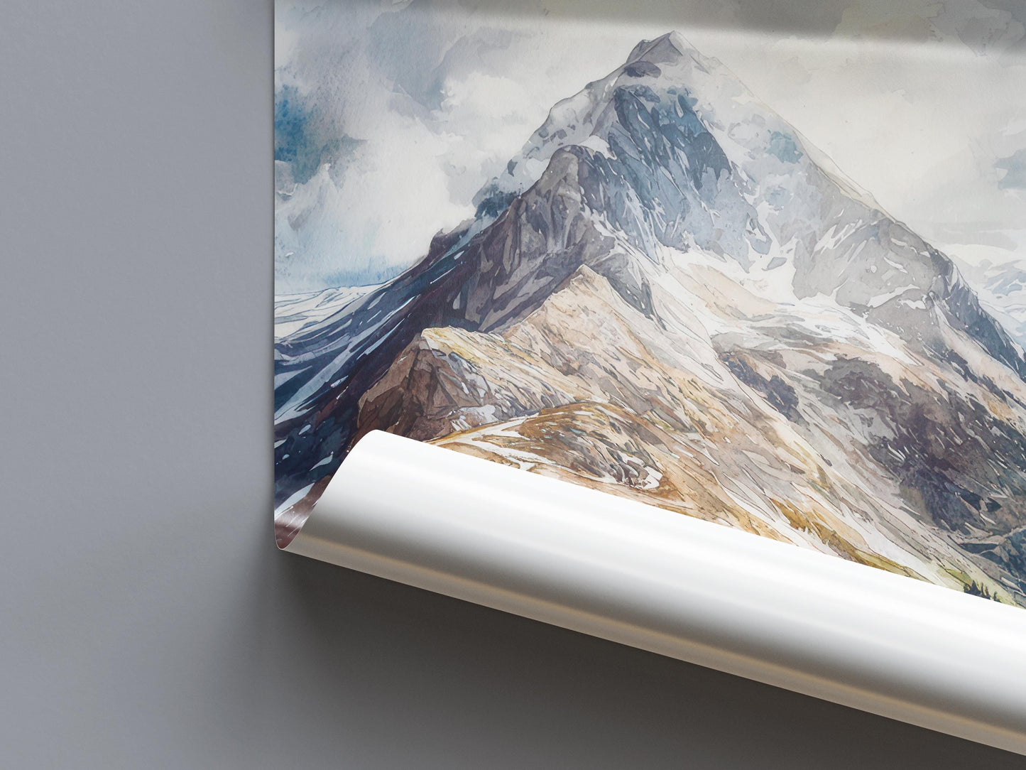 Ben Nevis watercolor poster Wall Art Ben Nevis Wall Hanging Home Décor Ben Nevis Gift Art Lovers Scotland Art Lover Gift Scotland wall art
