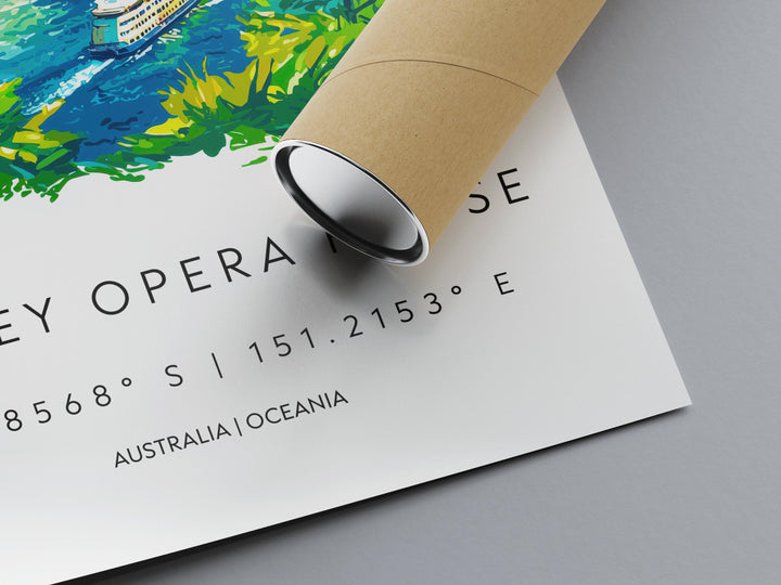 Sydney Watercolor Poster Wall Art Sydney Wall Hanging Home Décor Sydney Gift Art Lovers Australia Wall Art