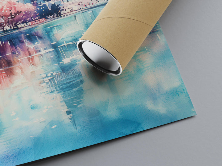 Washington D.C. Watercolor Poster Wall Art Washington D.C. Wall Hanging Home Décor Washington D.C. Gift Art Lovers United States Wall Art