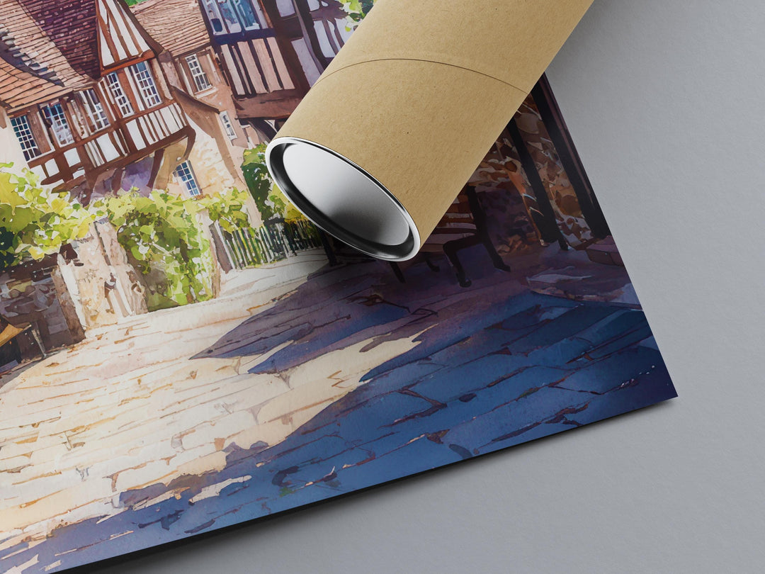 Winchester Watercolor Poster Wall Art Winchester Wall Hanging Home Décor Winchester Gift Art Lovers United Kingdom Wall Art