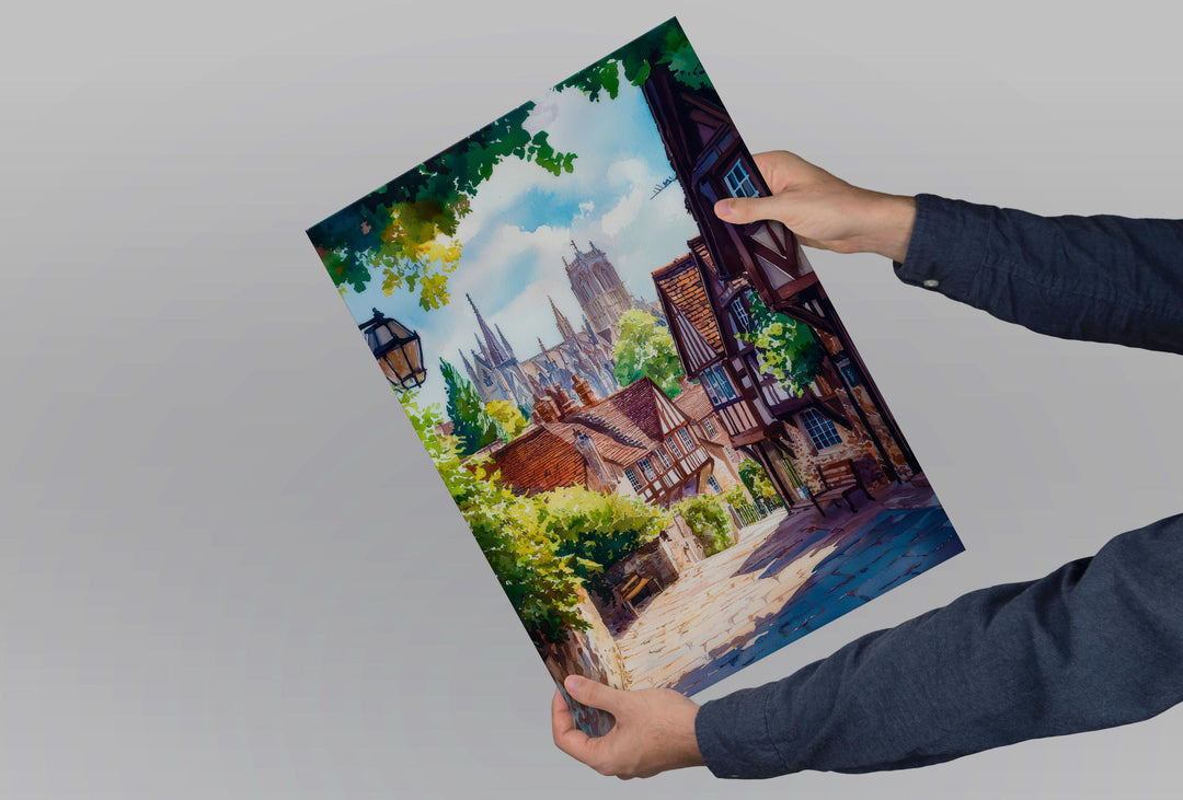 Winchester Watercolor Poster Wall Art Winchester Wall Hanging Home Décor Winchester Gift Art Lovers United Kingdom Wall Art