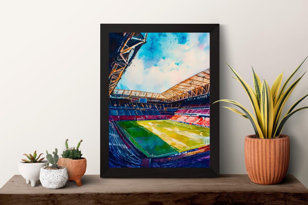 Selhurst Park Stadium Watercolor Poster Wall Art Selhurst Park Stadium Wall Hanging Home Décor Selhurst Park Stadium Gift Art Lovers