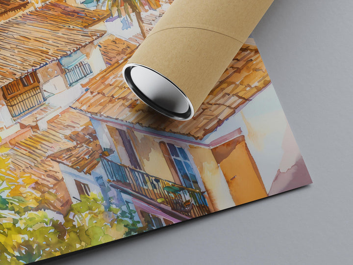 Malaga Watercolor Poster Wall Art Malaga Wall Hanging Home Décor Malaga Gift Art Lovers Spain Wall Art