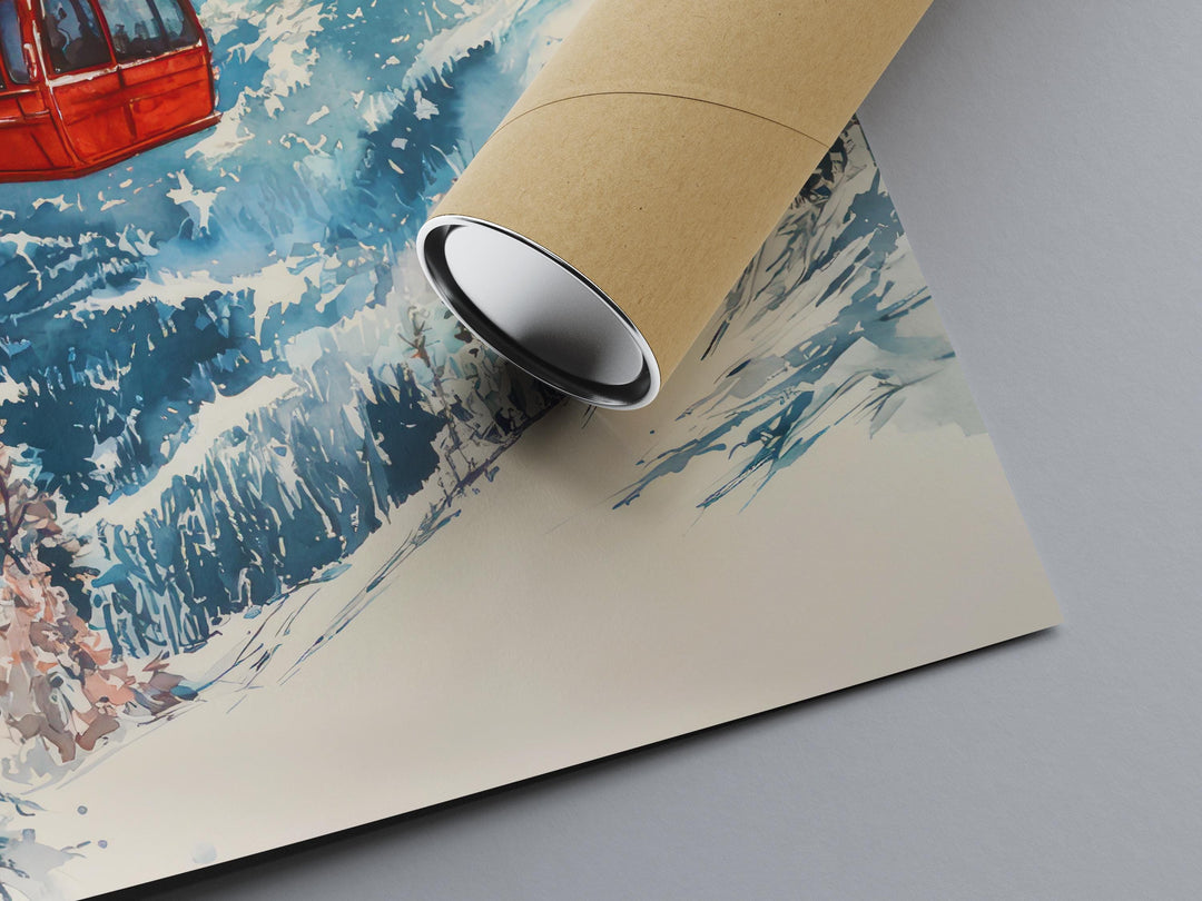 Snowbird Watercolor Poster Wall Art Snowbird Wall Hanging Home Décor Snowbird Gift Art Lovers United States Wall Art