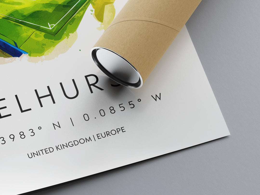 Selhurst Park Stadium Watercolor Poster Wall Art Selhurst Park Stadium Wall Hanging Home Décor Selhurst Park Stadium Gift Art Lovers