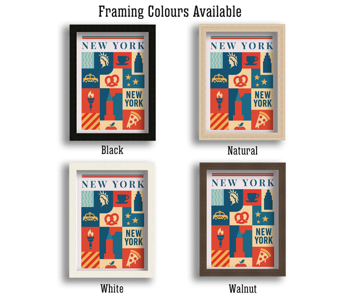 New York Kitchen Print City Food Poster Vintage Culinary Art Kitchen Wall Art Urban Decor Dining Room Chef Artwork