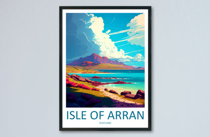 Isle Of Arran Scotland Travel Poster