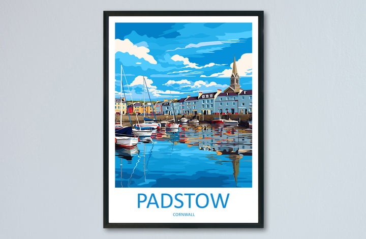 Padstow England Travel Poster