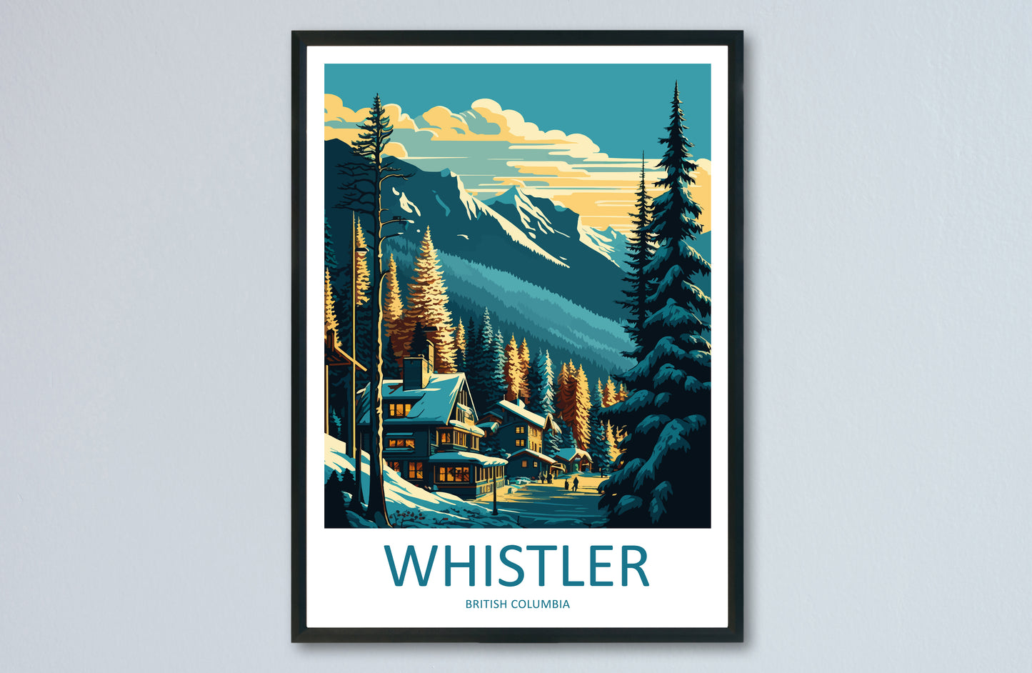 Whistler Canada Travel Poster