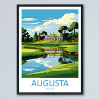 Augusta Golf Club Travel Poster