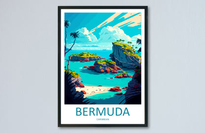 Bermuda Caribbean Travel Poster