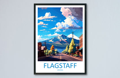 Flagstaff USA Travel Poster