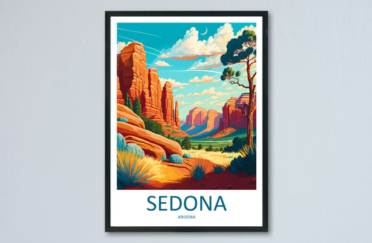 Sedona USA Travel Poster