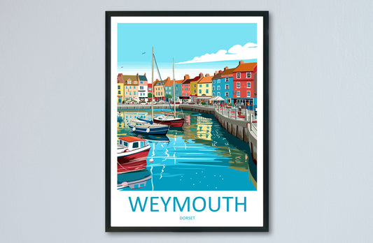 Weymouth England Travel Poster