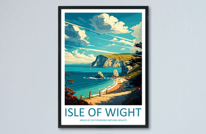 Isle Of Wight England Travel Poster