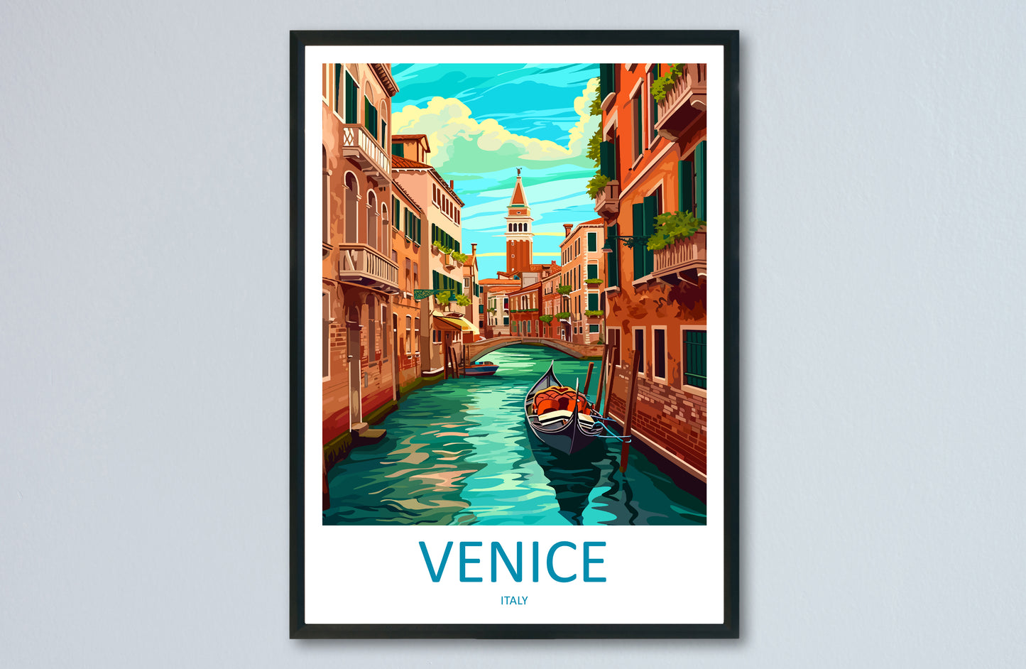 Venice Italy Travel Poster