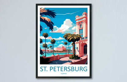 St. Petersburg Travel Poster