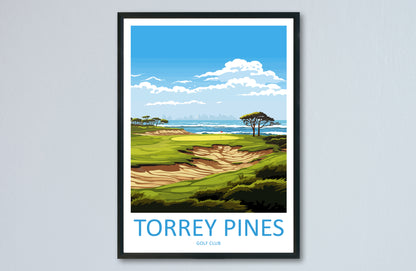 Torrey Pines Golf Course USA Travel Poster