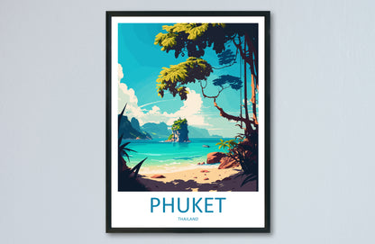 Phuket Thailand Travel Poster