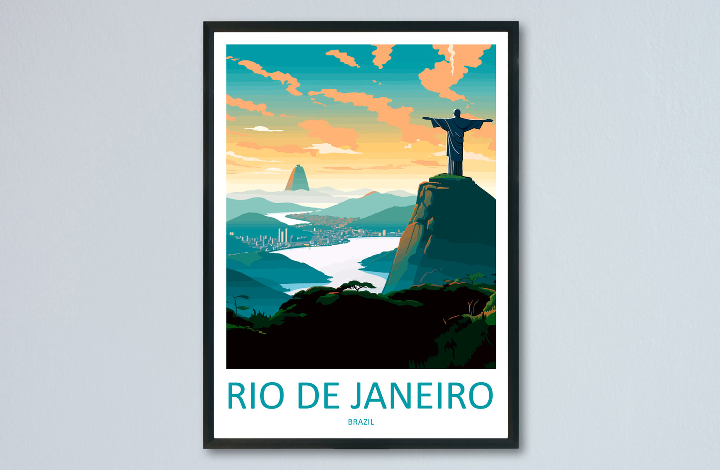 Rio De Janeiro Brazil Travel Poster