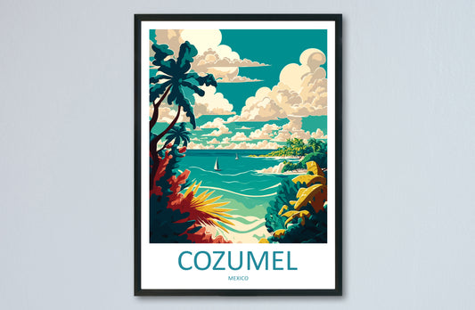 Cozumel Mexico Travel Poster