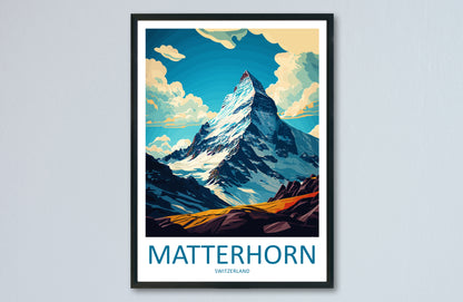 Matterhorn Switzerland Travel Poster