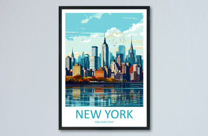 New York City USA Travel Poster